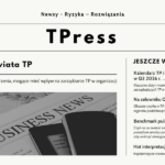 TP Press_Okładka Q3 Okładka trzeciego wydania TPress (03/2026, III kwartał) przygotowanego przez TLA Tax Legal Advisors. Na grafice widoczny tytuł „TPress”, sekcja „Newsy ze świata TP” z ilustracją gazety oraz spis treści obejmujący: kalendarz TP i zadania na Q3 2026 r., obszary ryzyka w cenach transferowych, Benchmark Pulse oraz najważniejsze interpretacje i orzeczenia.
